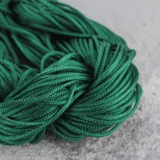 Нейлоновый шнур, 1.0 мм, Зелёный, 1м