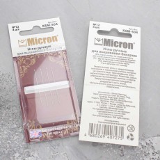 Иглы для вышивания бисером Micron №12, 1 набор