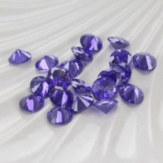 Фианиты, 6 мм,  Фиолетовый