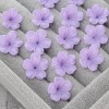 Цветы из полимерной глины, Фиолетовый, 18-20мм