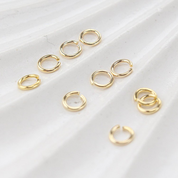 Соединительное кольцо, 3мм, цв.золото, 1 уп.(10 шт)