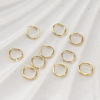 Соединительное кольцо, 7 мм, цв.Золото, 1 уп.(10 шт)