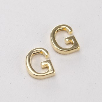 Подвеска буква "G",12 мм, цв.Золото