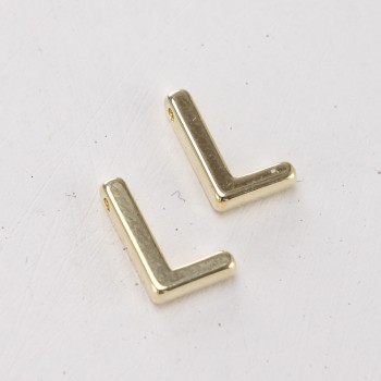 Подвеска буква "L",12 мм, цв.Золото